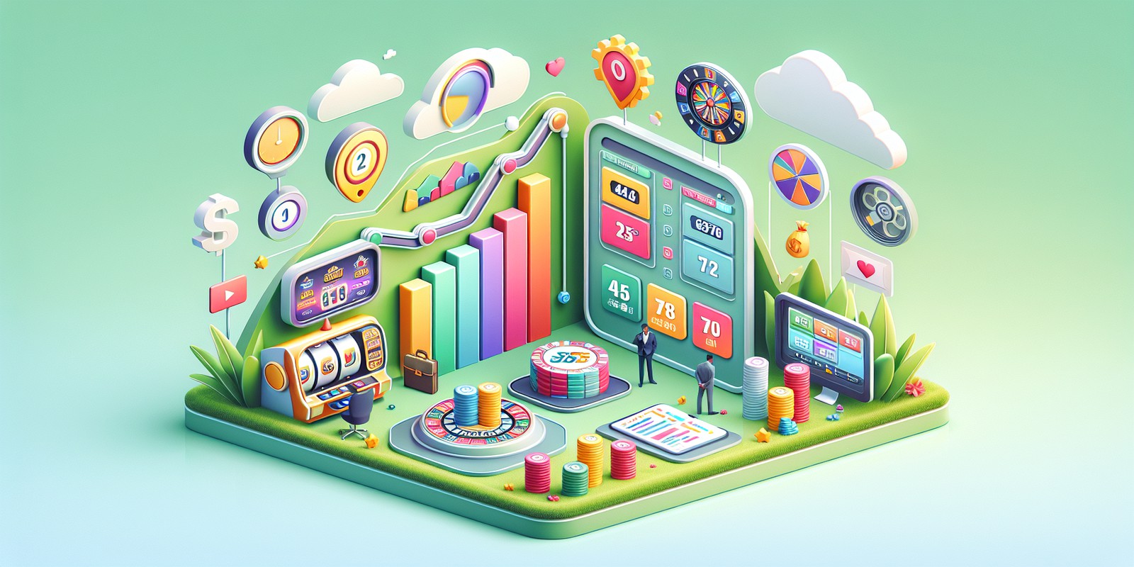 Illustration of the top slot games in Asia for 2025 at Baji - an exciting guide for players.